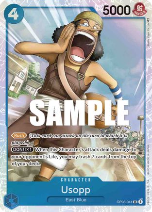 Usopp (OP03-041) - Foil Super Rare - Pillars of Strength