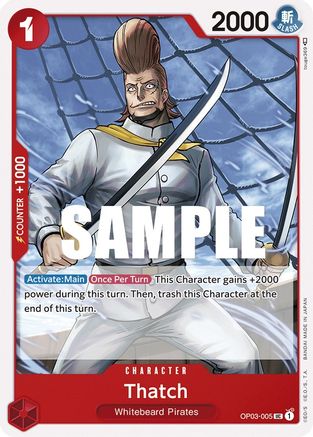 Thatch (OP03-005) - Normal Uncommon - Pillars of Strength