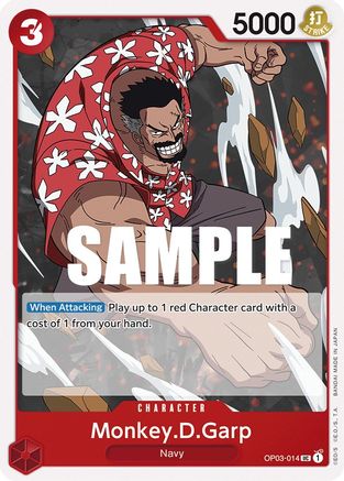 Monkey.D.Garp (OP03-014) - Normal Uncommon - Pillars of Strength