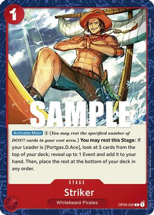 Striker (OP03-020) - Normal Common - Pillars of Strength