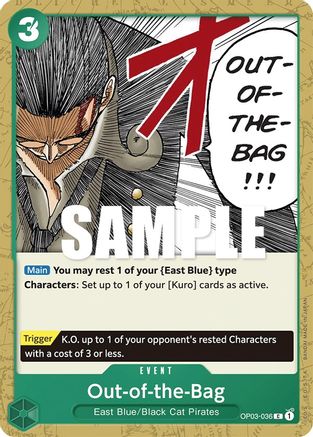 Out-of-the-Bag (OP03-036) - Normal Common - Pillars of Strength