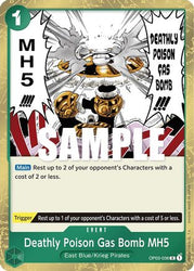 Deathly Poison Gas Bomb MH5 (OP03-038) - Foil Rare - Pillars of Strength