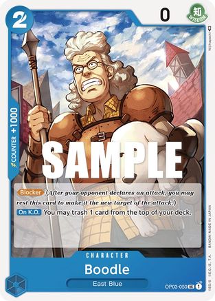 Boodle (OP03-050) - Normal Uncommon - Pillars of Strength