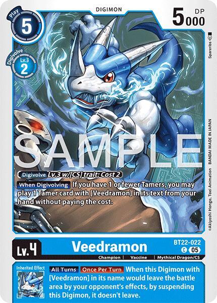 Veedramon BT22-022 C (Cyber Eden) 