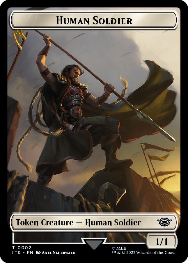 Human Soldier Token 0002 2 (Universes Beyond: The Lord of the Rings: Tales of Middle-earth) 