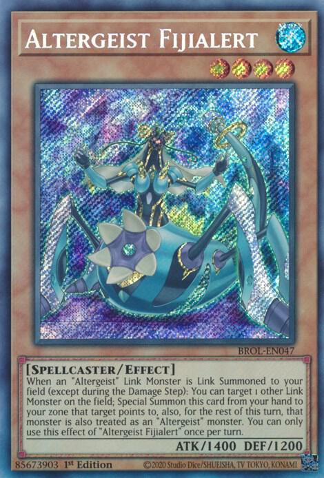 Altergeist Fijialert BROL-EN047 (Brothers of Legend)  - 1st Edition