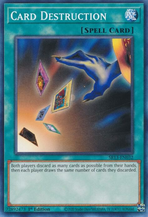 Card Destruction SR13-EN032 (Structure Deck: Dark World)  - 1st Edition