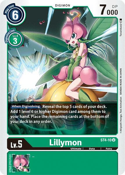 Lillymon ST4-10 U (Starter Deck 04: Giga Green) 