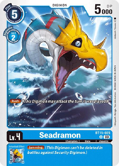 Seadramon BT15-025 U (Exceed Apocalypse) 