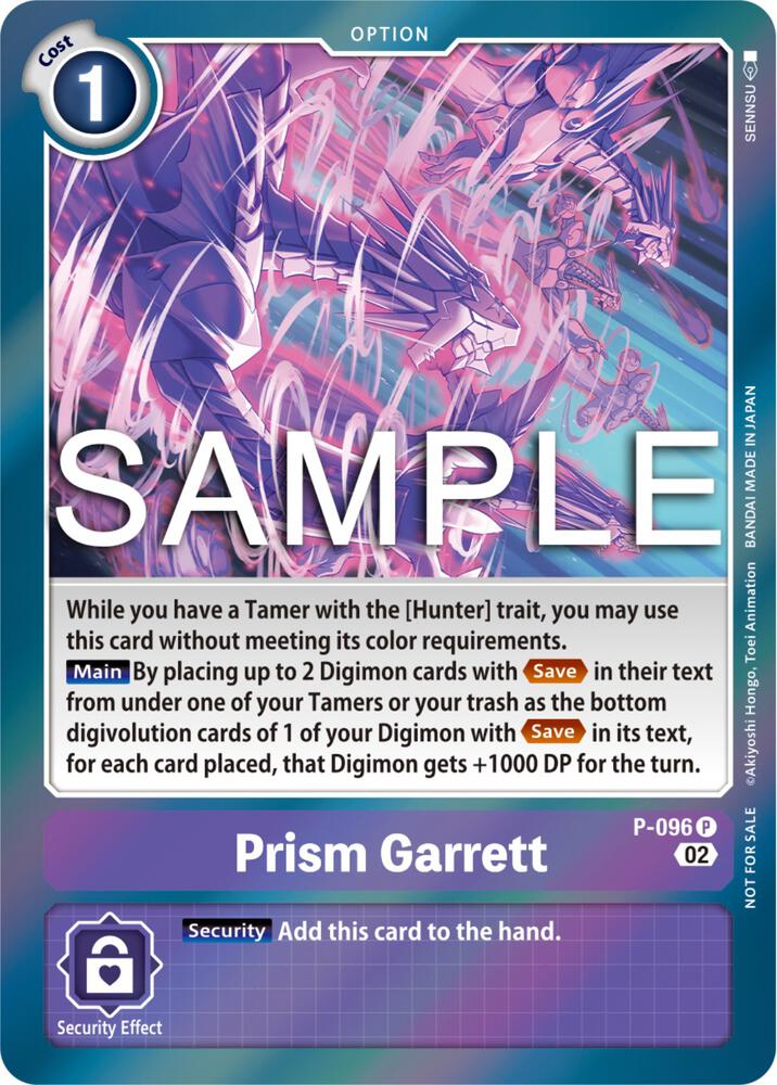 Prism Garrett P 096 3rd Anniversary Update Pack P-096 P (Digimon Promotion Cards)  - Foil