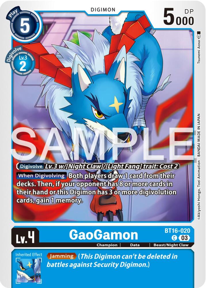 GaoGamon BT16-020 C (Beginning Observer) 