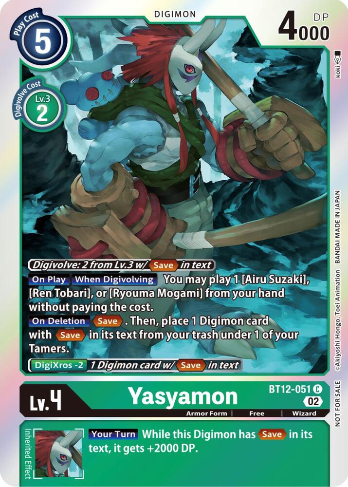Yasyamon Box Topper BT12-051 C (Across Time)  - Foil