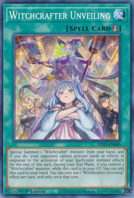 Witchcrafter Unveiling MP21-EN080 (2021 Tin of Ancient Battles)  - 1st Edition