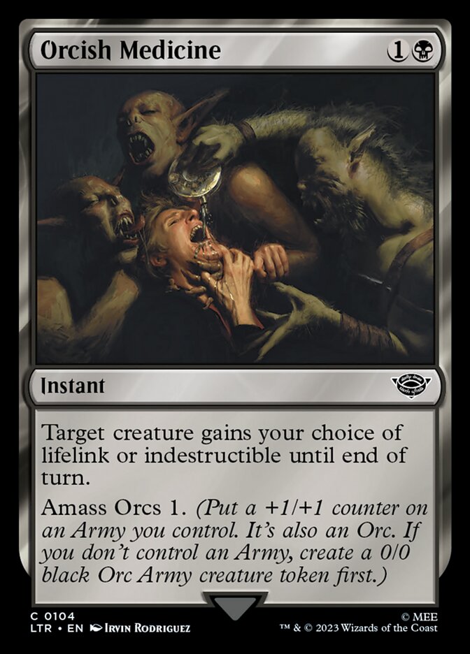 Orcish Medicine 104/281 (Universes Beyond: The Lord of the Rings: Tales of Middle-earth)  - Foil