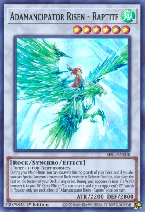 Adamancipator Risen Raptite SESL-EN008 (Secret Slayers)  - 1st Edition