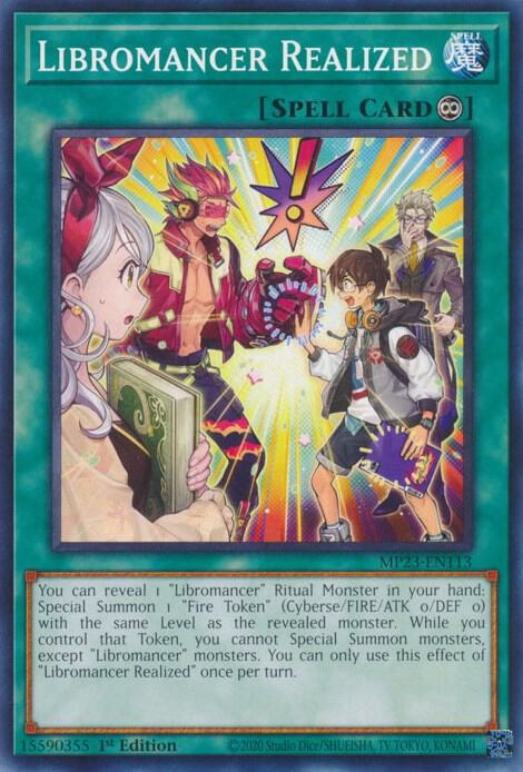 Libromancer Realized MP23-EN113 (25th Anniversary Tin: Dueling Heroes Mega Pack)  - 1st Edition
