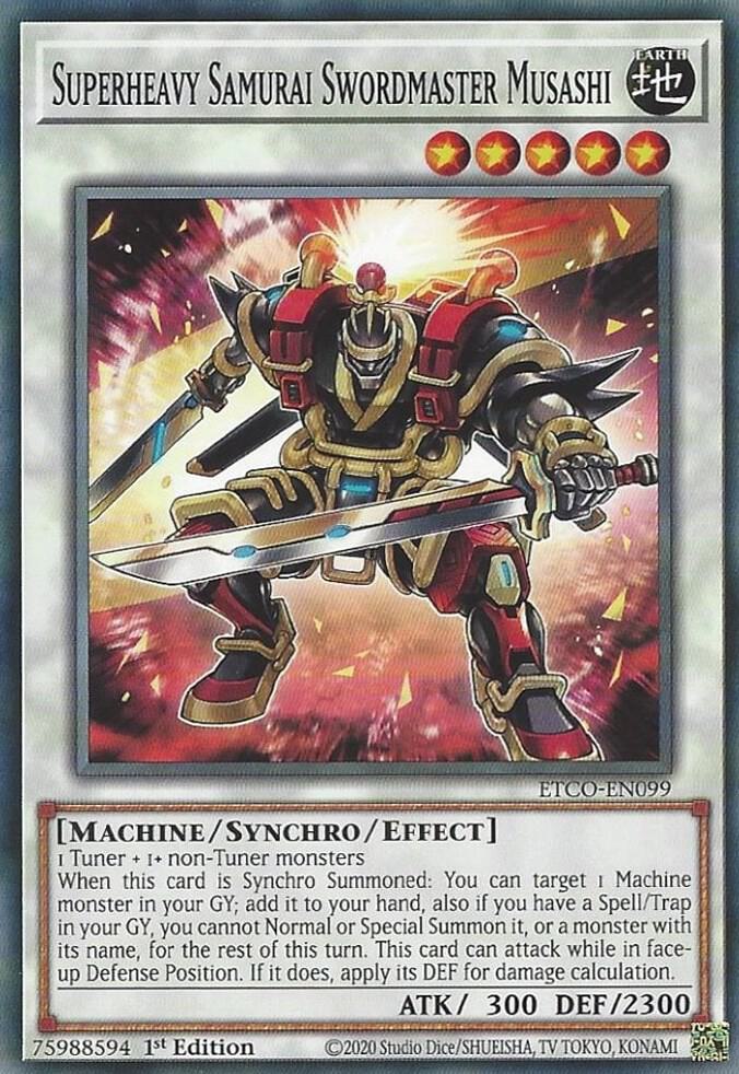 Superheavy Samurai Swordmaster Musashi ETCO-EN099 (Eternity Code)  - 1st Edition
