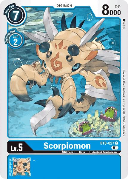 Scorpiomon BT8-027 C (New Awakening) 