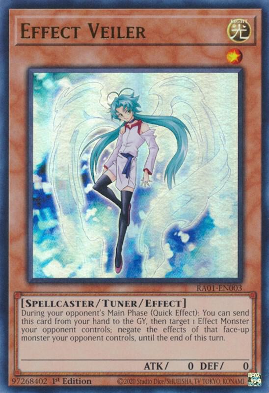 Effect Veiler UR RA01-EN003 (25th Anniversary Rarity Collection)  - 1st Edition