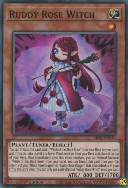 Ruddy Rose Witch LIOV-EN010 (Lightning Overdrive)  - 1st Edition