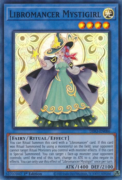 Libromancer Mystigirl DIFO-EN086 (Dimension Force)  - 1st Edition