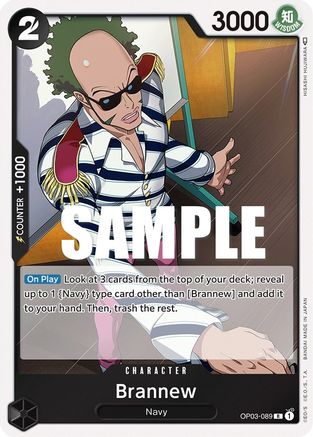 Brannew (OP03-089) - Foil Rare - Pillars of Strength