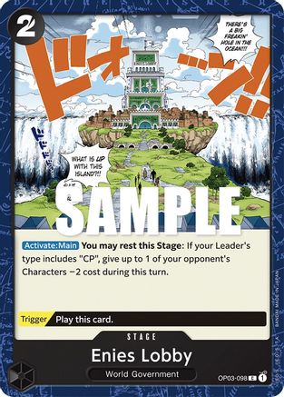 Enies Lobby (OP03-098) - Normal Common - Pillars of Strength