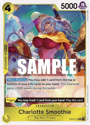 Charlotte Smoothie (OP03-110) - Foil Rare - Pillars of Strength