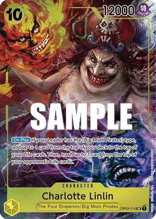 Charlotte Linlin (114) (Alternate Art) (OP03-114) - Foil Super Rare - Pillars of Strength