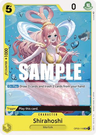Shirahoshi (OP03-116) - Normal Uncommon - Pillars of Strength