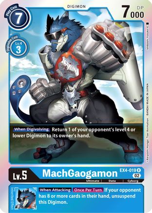MachGaogamon (EX4-019) Foil Rare - Alternative Being Booster
