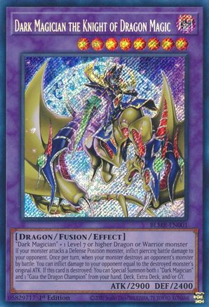 Dark Magician the Knight of Dragon Magic (BLMR-EN001) - Secret Rare - Battles of Legend: Monstrous Revenge