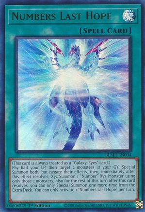 Numbers Last Hope (BLMR-EN004) - Ultra Rare - Battles of Legend: Monstrous Revenge