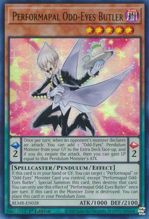Performapal Odd-Eyes Butler (BLMR-EN028) - Ultra Rare - Battles of Legend: Monstrous Revenge