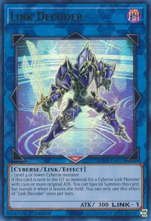 Link Decoder (BLMR-EN013) - Ultra Rare - Battles of Legend: Monstrous Revenge