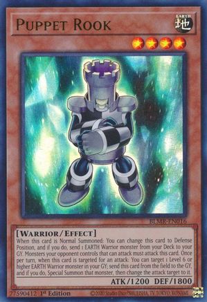 Puppet Rook (BLMR-EN016) - Ultra Rare - 1st Edition - Battles of Legend: Monstrous Revenge