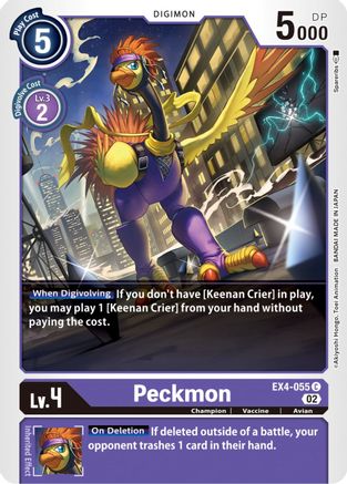 Peckmon (EX4-055)  Common - Alternative Being Booster