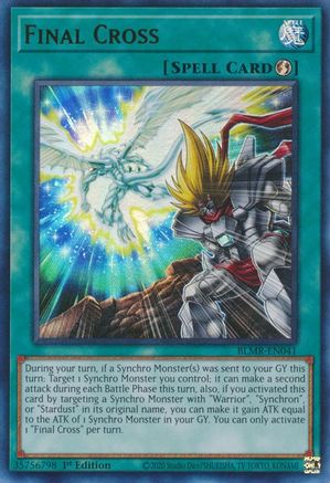 Final Cross (BLMR-EN041) - Ultra Rare - 1st Edition - Battles of Legend: Monstrous Revenge