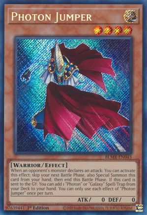 Photon Jumper (BLMR-EN043) - Secret Rare - 1st Edition - Battles of Legend: Monstrous Revenge
