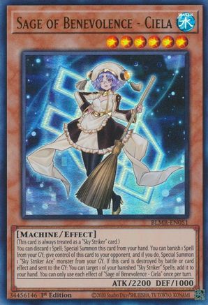 Sage of Benevolence - Ciela (BLMR-EN051) - Ultra Rare - 1st Edition - Battles of Legend: Monstrous Revenge