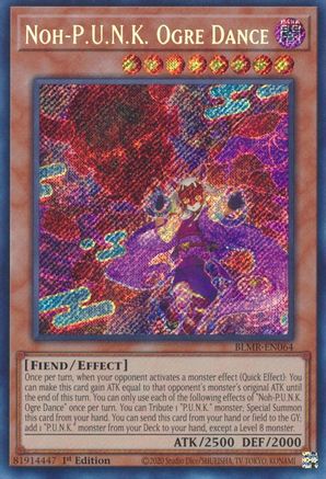 Noh-P.U.N.K. Ogre Dance (BLMR-EN064) - Secret Rare - 1st Edition - Battles of Legend: Monstrous Revenge