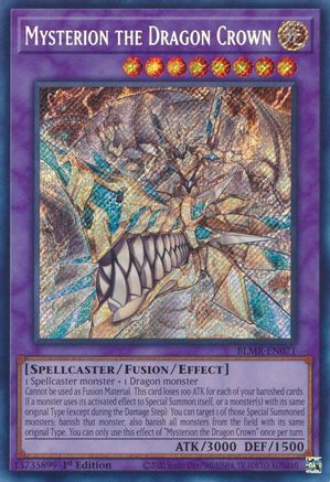 Mysterion the Dragon Crown (BLMR-EN071) - Secret Rare - Battles of Legend: Monstrous Revenge