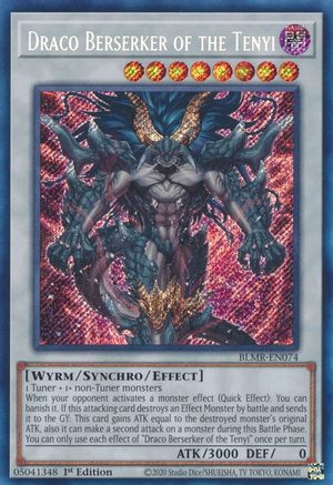 Draco Berserker of the Tenyi (BLMR-EN074) - Secret Rare - Battles of Legend: Monstrous Revenge