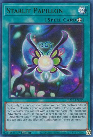 Starlit Papillon (BLMR-EN095) - Ultra Rare - 1st Edition - Battles of Legend: Monstrous Revenge