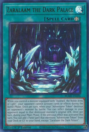 Zaralaam the Dark Palace (BLMR-EN096) - Ultra Rare - Battles of Legend: Monstrous Revenge