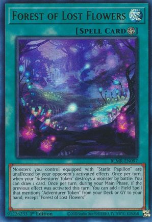 Forest of Lost Flowers (BLMR-EN097) - Ultra Rare - 1st Edition - Battles of Legend: Monstrous Revenge