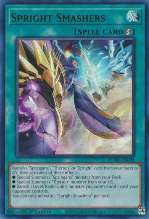 Spright Smashers (BLMR-EN098) - Ultra Rare - 1st Edition - Battles of Legend: Monstrous Revenge