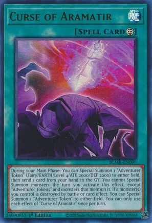 Curse of Aramatir (BLMR-EN099) - Ultra Rare - Battles of Legend: Monstrous Revenge