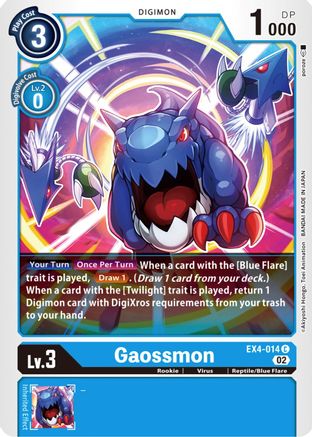 Gaossmon (EX4-014)  Common - Alternative Being Booster