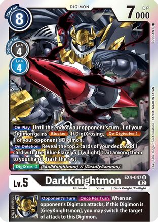 DarkKnightmon (EX4-047) Foil Rare - Alternative Being Booster